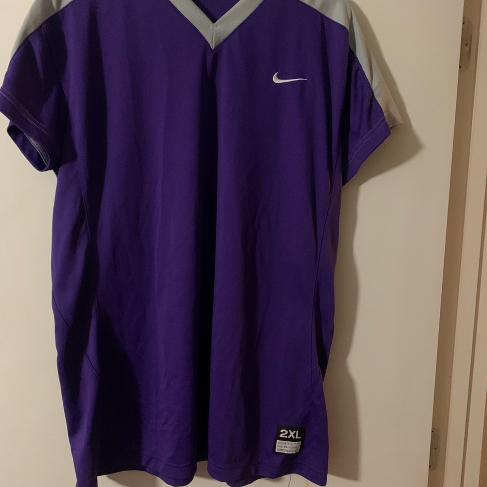 Nike Drifit shirt purple and grey 2x